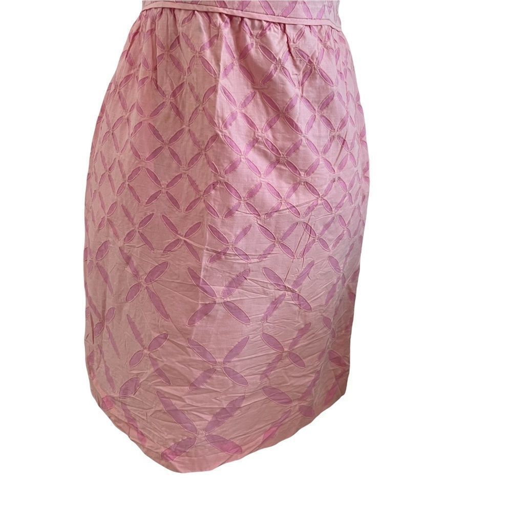 J. Crew New with Tags Pink Cotton Strapless Dress Size 10 - Picture 2 of 10